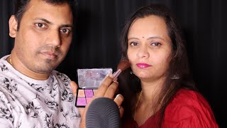 ASMR My Husband Doing My Makeup 💄😍