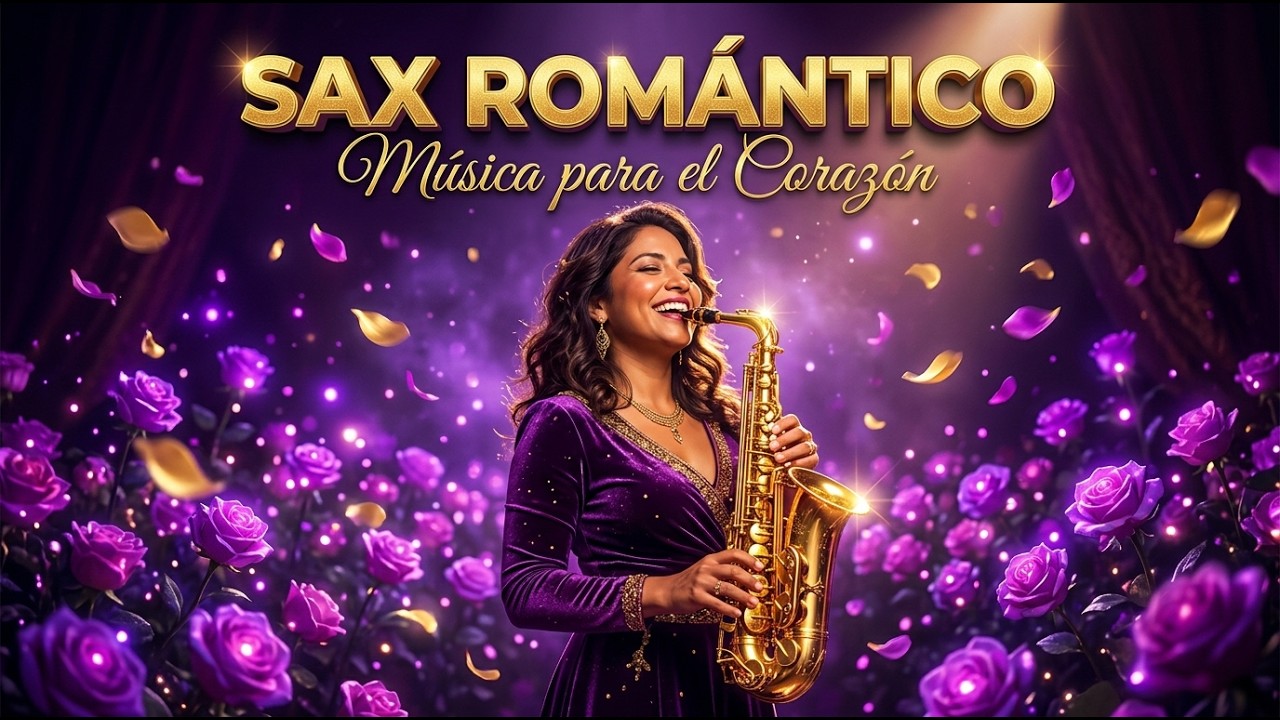 Boleros Románticos en Saxofón – Música Suave para Relajarse en Noches Tranquilas