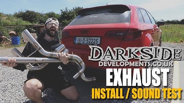 Darkside Cat-Back Exhaust INSTALL & SOUND TEST | Audi A3 8V 2.0 TDI Build | Ep. 12