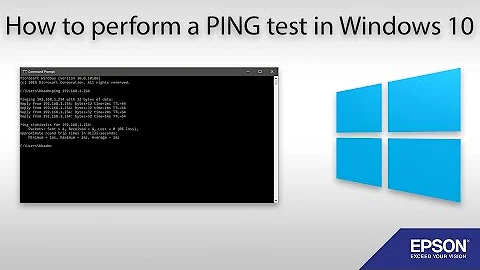 How to perform a PING test in Windows 10
