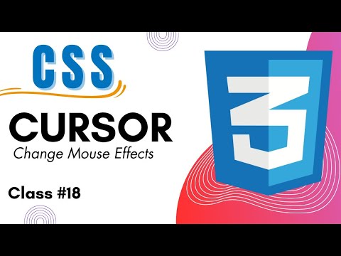 How to Change Mouse Cursor in CSS | Custom Cursor on Image | CSS Tutorials | Class 18