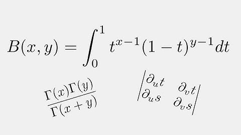 Beta Function - Integral Representation Derivation
