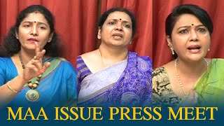 Movie Artists Association - MAA Issue | Jeevitha, Hema, Jaya Lakshmi Fires On MAA President Naresh