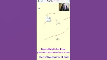 Derivative Quotient Rule Dynamically Illustrated #mathematics #maths #calculus #derivatives #math