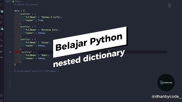 Belajar Python Dasar Untuk Pemula - nested dictionary