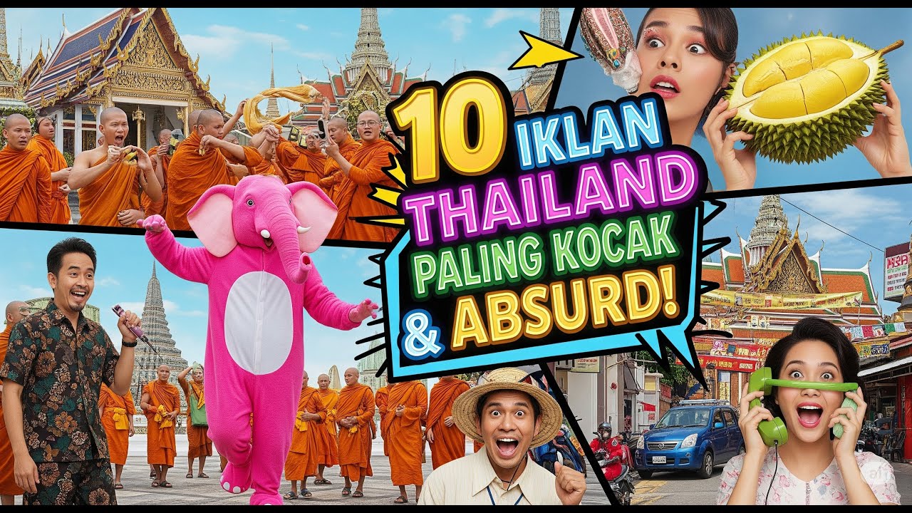 GAK NYANGKA ADA IKLAN SE-ABSURD INI! 😱 Top 10 Iklan Thailand Bikin Geleng-Geleng Kepala!