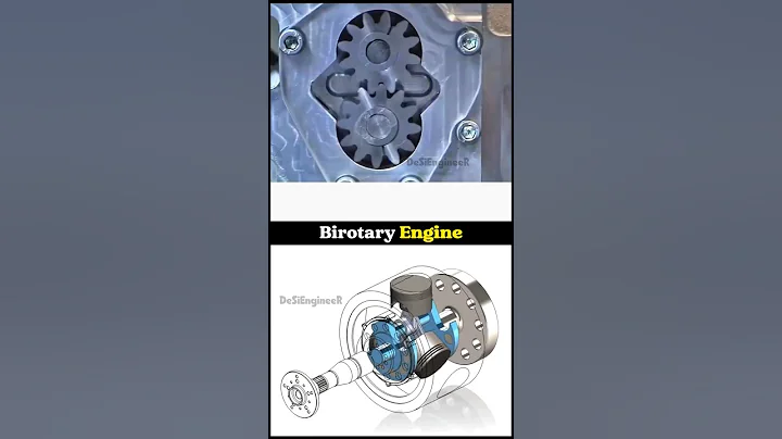 Birotary Engine #mechanism #mechanical #automobile #shortvideo #shorts #shortsfeed @DeSiEngineeR