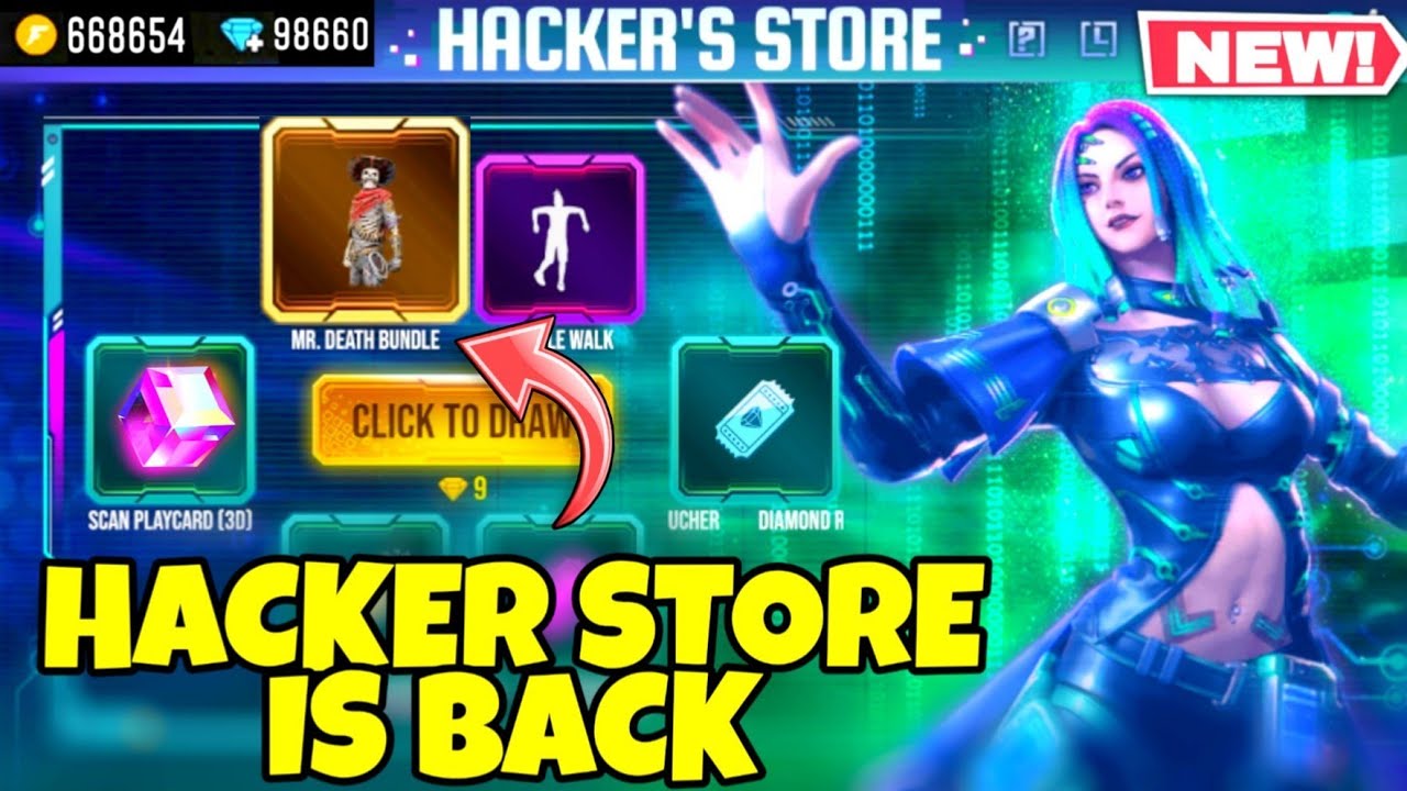 HACKER STORE IS BACK 😱 - MR DEATH BUNDLE - GARENA FREE ...