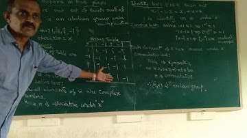 2 nd bsc mathematics set of fourth roots of unity is an abilian group under multiplication