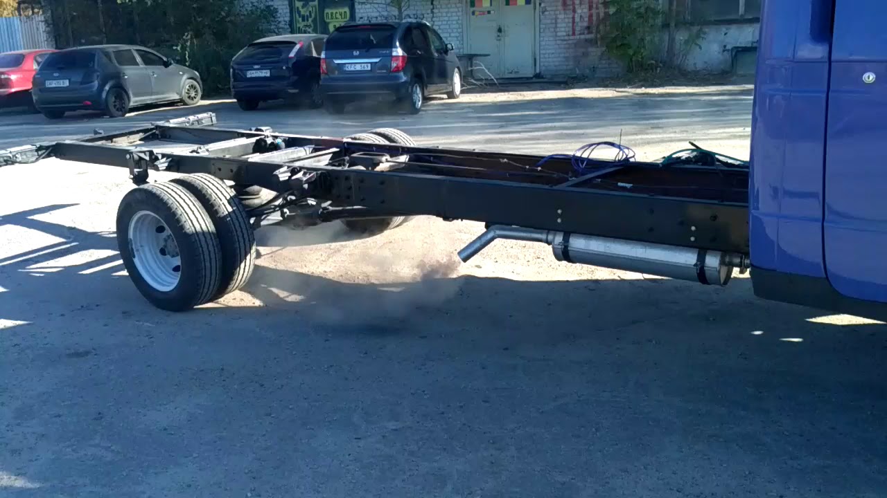 Газель с мотором Мерседес - YouTube