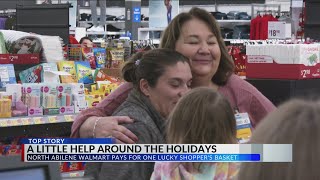 North Abilene Walmart surprises one lucky customer with free groceries