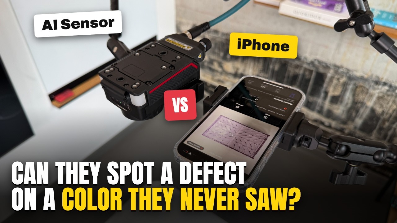 Surface Defect Detection: Keyence IV4 vs iPhone