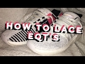 HOW TO LACE ADIDAS EQT SUPPORT 91/17 SNEAKERS!!