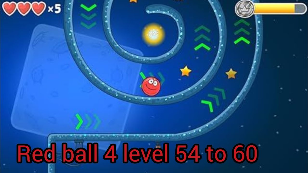 Red ball 4 game| red ball 4 level 54 to 60