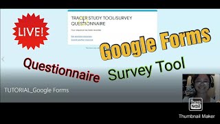 How To Make A Questionnaire Survey Tool Using Google Forms I Easy Steps I Tutorial I Chametv