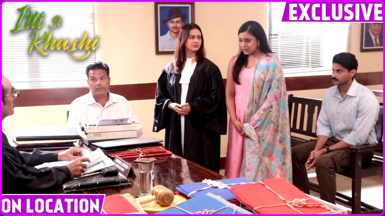 Съемки сериала «Итти Си Кхуши»: Анвита просит развода с Санджаем ради безопасности своих детей.