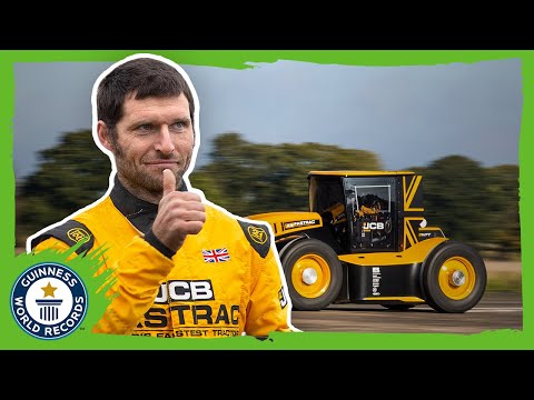 Turbocharged Fastest Tractor! - Guinness World Records