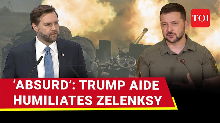 JD Vance Tears Into Zelensky’s Claims On Russia: ‘Trump Favouring Putin Over…’ | Watch