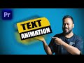 How to Create TEXT ANIMATION (Premiere Pro Tutorial) Hindi