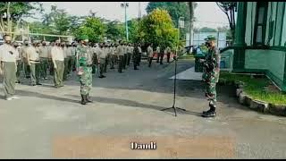 Apel Pagi Kodim 0418/Palembang.