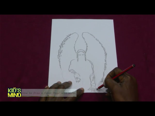 Learn to Draw a Fallen Angel with Wings