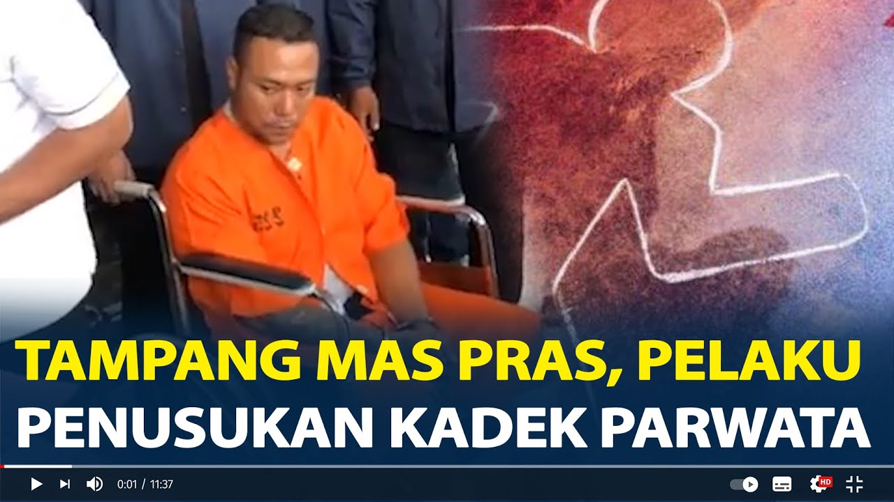 Tampang Mas Pras, Pelaku Penusukan Kadek Parwata di Jalan Nangka Utara Denpasar, Positif Narkoba