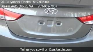 2013 Hyundai Elantra GLS A/T for sale in Dumfries, VA 22026