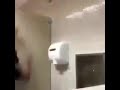 Guy slipping on dryer