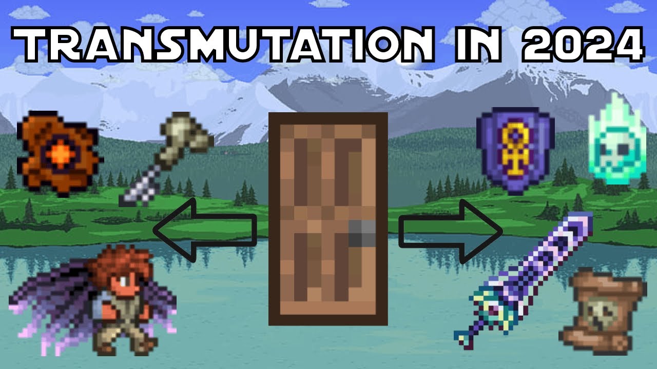 How to change a door into any item in Terraria 2024 YouTube