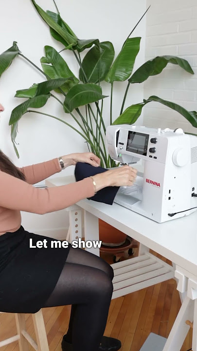 I found the perfect tool to help me to sew bulky seams.