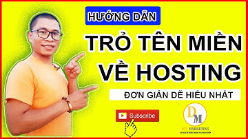 Hướng Dẫn Trỏ Tên Miền Về Hosting | Dinmarketing