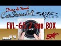 Skar Audio 2 EVL 6 5 subwoofer box review and install  Car Stereo Lab 11