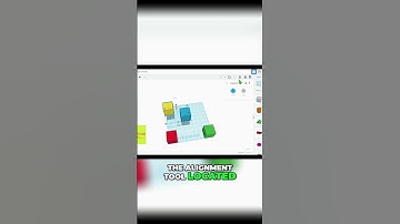 How to Align Blocks Perfectly with the Alignment Tool  🎨📐 #tinkercad #3dprinting #3dprinter