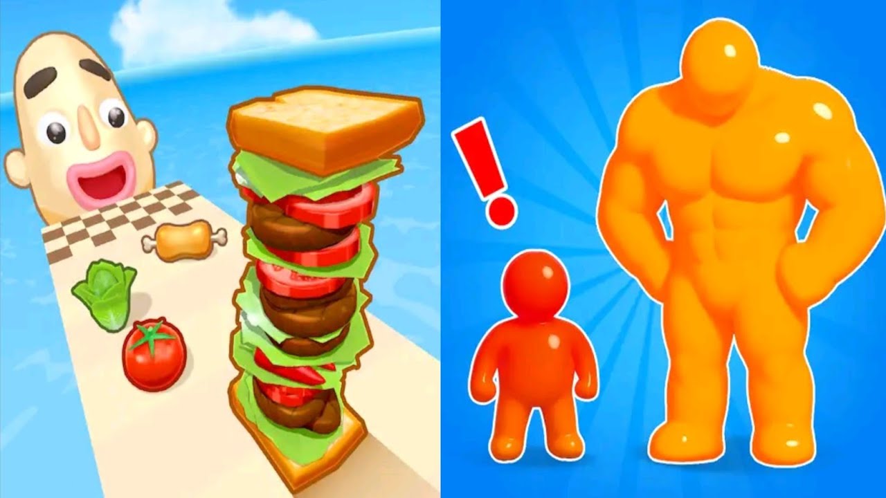 Sandwich Runner vs Tall Man Run - Max Levels Unlocked SpeedRun Gameplay - New Update 2026