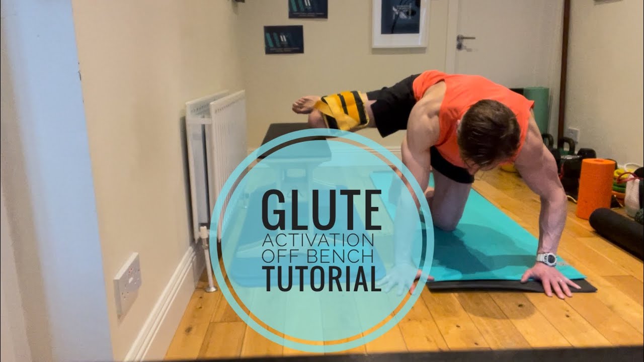Glute activation off bench tutorial - YouTube