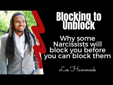SOME NARCISSISTS WILL BLOCK YOU FIRST. BLOCKING YOU FIRST ALLOWS TOXIC PEOPLE TO FEEL IN CONTROL