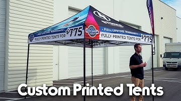 Custom Printed Tents For Outdoor Events | LIFETIME WARRANTY