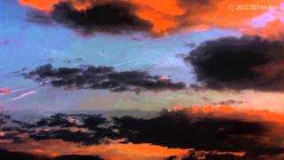 clouds at sunrise in may / time lapse