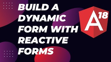 Angular 18 Dynamic Form with Reactive Forms & CRUD Operations