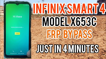 Infinix smart 4 frp bypass just one click x653c remove frp lock Teach Everything 2025 #smart4