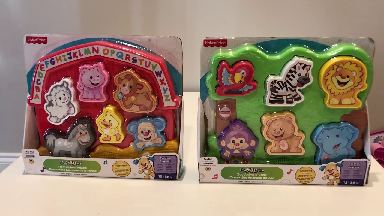 fisher price laugh and learn farm animal puzzle