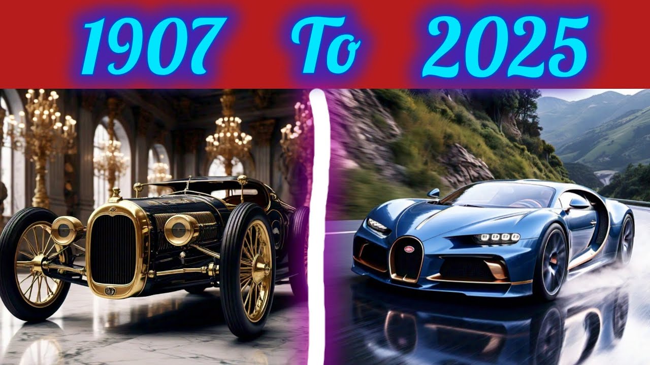 Evolution of buggati car 1907 to 2025 😈 - YouTube