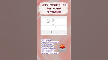 #エクセル　#自動作業ボタン作成#マクロの記憶#shorts