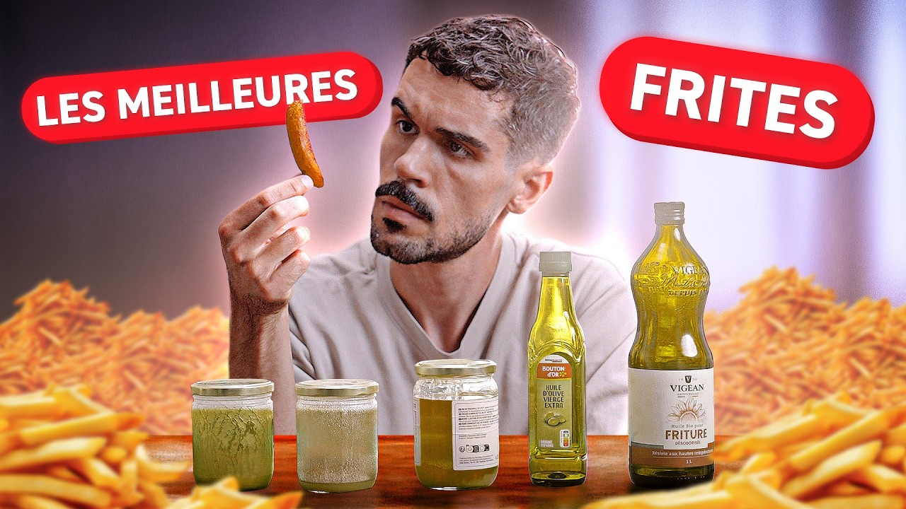 Quelle est la meilleure matière grasse pour les FRITES ? J'ai testé pour vous.