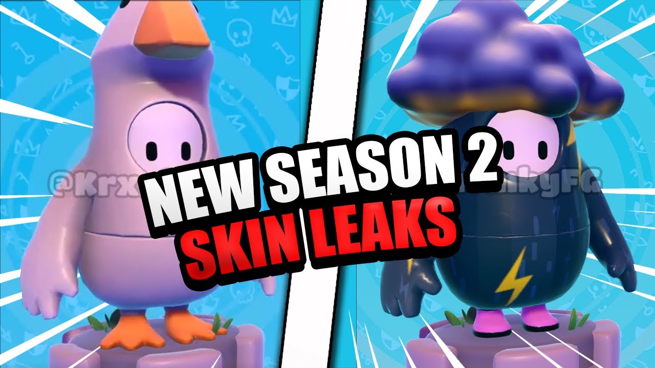 *New* Fall Guys Skin Leaks (The Goose, Thunder, Rainbow and more Skins ...