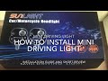 Mini Driving Light for Cars || Installation and Short Review