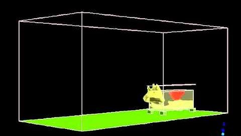 Simulation analysis of backdraft development - fire ball