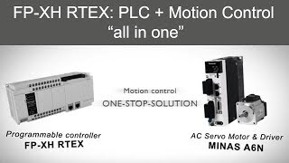 FP-XH RTEX: PLC + Motion Control “all in one”