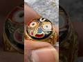 Jagannath Enamel ring #gold #shorts