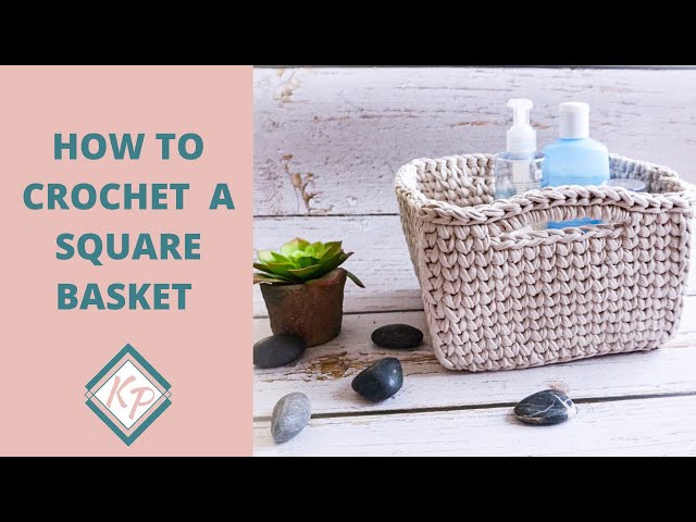 How to Crochet: Crochet Cord Nesting Bowls (Right Handed) 